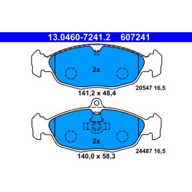 ATE Sada brzdových platničiek 13.0460-7241.2_thumb2