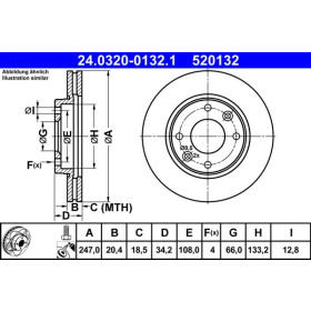 ATE Brzdový kotúč vetraný Ø247mm 24.0320-0132.1_thumb2