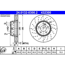 ATE Brzdový kotúč Brzdovy kotuc dvojdielny Ø342,0mm 24.0132-0300.2_thumb2