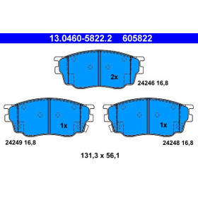 ATE Sada brzdových platničiek 13.0460-5822.2_thumb2