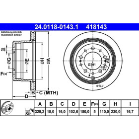 ATE Brzdový kotúč vetraný Ø329mm 24.0118-0143.1_thumb2