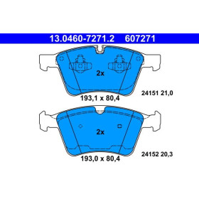 ATE Sada brzdových platničiek 13.0460-7271.2_thumb2