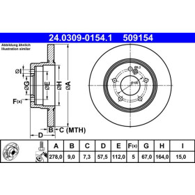 ATE Brzdový kotúč plny Ø278mm 24.0309-0154.1_thumb2