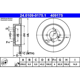 ATE Brzdový kotúč plny Ø259mm 24.0109-0175.1_thumb2