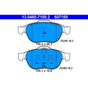 ATE Sada brzdových platničiek 13.0460-7159.2_thumb2