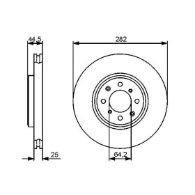 BOSCH Brzdový kotúč   0 986 479 476_thumb5