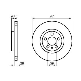 BOSCH Brzdový kotúč vetraný Ø281mm   0 986 478 812_thumb5