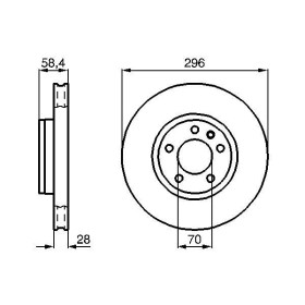 BOSCH Brzdový kotúč vetraný Ø296mm   0 986 478 593_thumb5