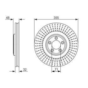 BOSCH Brzdový kotúč vetraný Ø355mm   0 986 479 754_thumb5