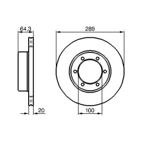 BOSCH Brzdový kotúč vetraný Ø289mm   0 986 478 453_thumb5