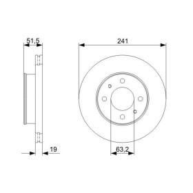 BOSCH Brzdový kotúč vetraný Ø240,8mm   0 986 479 377_thumb5