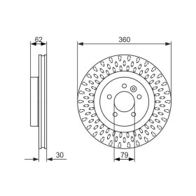 BOSCH Brzdový kotúč vetraný Ø360mm   0 986 479 578_thumb5