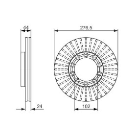 BOSCH Brzdový kotúč   0 986 479 609_thumb5