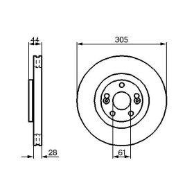 BOSCH Brzdový kotúč vetraný Ø305mm   0 986 479 109_thumb5