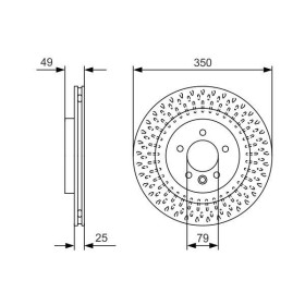 BOSCH Brzdový kotúč vetraný Ø350mm   0 986 479 D31_thumb5