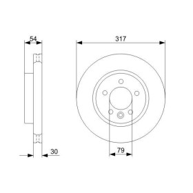 BOSCH Brzdový kotúč vetraný Ø317mm   0 986 479 287_thumb5