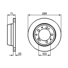 BOSCH Brzdový kotúč vetraný Ø289mm   0 986 478 101_thumb5