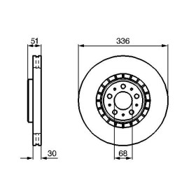 BOSCH Brzdový kotúč vetraný Ø336mm   0 986 479 202_thumb5