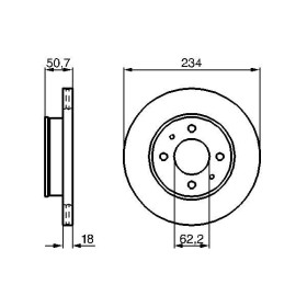 BOSCH Brzdový kotúč vetraný Ø234mm   0 986 479 264_thumb5