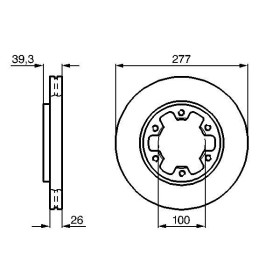 BOSCH Brzdový kotúč vetraný Ø277mm   0 986 478 532_thumb5