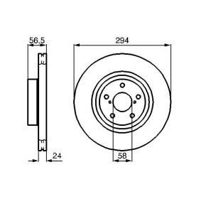 BOSCH Brzdový kotúč vetraný Ø293,5mm   0 986 478 977_thumb5