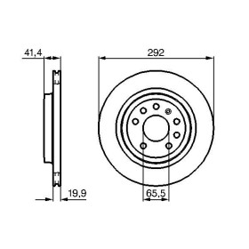 BOSCH Brzdový kotúč vetraný Ø292mm   0 986 479 142_thumb5