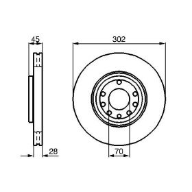 BOSCH Brzdový kotúč vetraný Ø302mm   0 986 479 076_thumb5