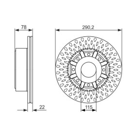 BOSCH Brzdový kotúč   0 986 479 610_thumb5