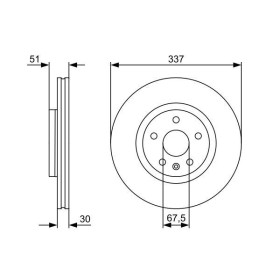 BOSCH Brzdový kotúč vetraný Ø337mm   0 986 479 545_thumb5