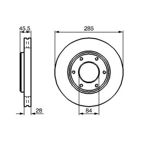 BOSCH Brzdový kotúč vetraný Ø285mm   0 986 478 693_thumb5