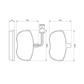 BOSCH Sada brzdových platničiek   0 986 424 172_thumb5