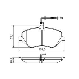 BOSCH Sada brzdových platničiek   0 986 494 484_thumb5