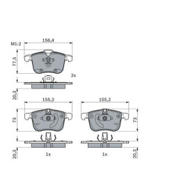 BOSCH Sada brzdových platničiek, kotúč. brzda   0 986 494 959_thumb7