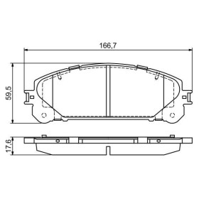 BOSCH Sada brzdových platničiek   0 986 494 686_thumb7