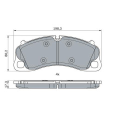 BOSCH Sada brzdových platničiek, kotúč. brzda   0 986 494 788_thumb7