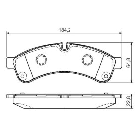 BOSCH Sada brzdových platničiek   0 986 494 335_thumb7