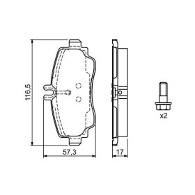 BOSCH Sada brzdových platničiek   0 986 424 470_thumb7