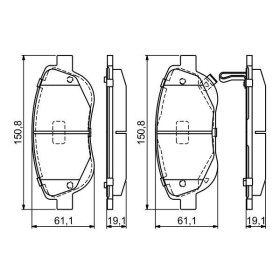 BOSCH Sada brzdových platničiek   0 986 494 682_thumb7