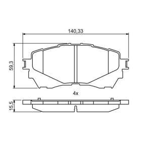 BOSCH Sada brzdových platničiek   0 986 494 793_thumb7