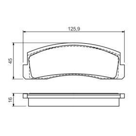 BOSCH Sada brzdových platničiek   0 986 494 543_thumb5