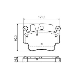 BOSCH Sada brzdových platničiek   0 986 494 281_thumb7