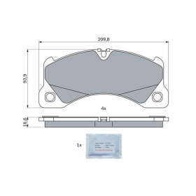 BOSCH Sada brzdových platničiek   0 986 424 970_thumb5