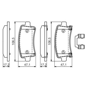 BOSCH Sada brzdových platničiek   0 986 494 586_thumb7