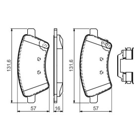 BOSCH Sada brzdových platničiek   0 986 494 584_thumb5