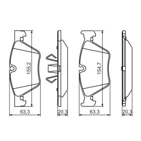 BOSCH Sada brzdových platničiek   0 986 494 117_thumb5