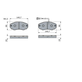 BOSCH Sada brzdových platničiek   0 986 494 048_thumb6