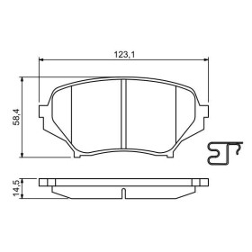 BOSCH Sada brzdových platničiek   0 986 494 188_thumb7