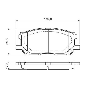 BOSCH Sada brzdových platničiek   0 986 494 218_thumb7