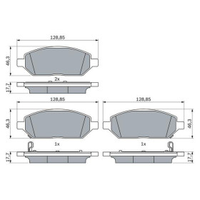 BOSCH Sada brzdových platničiek   0 986 424 842_thumb7