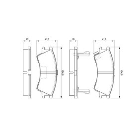 BOSCH Sada brzdových platničiek   0 986 424 575_thumb7